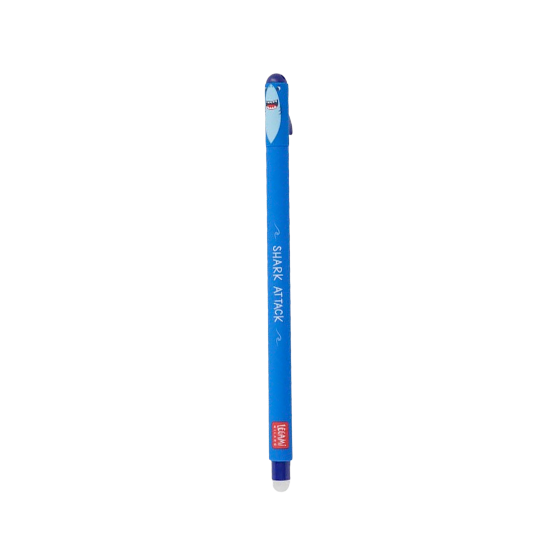 Legami Stylo Gel Effaçable 0.7mm - Shark