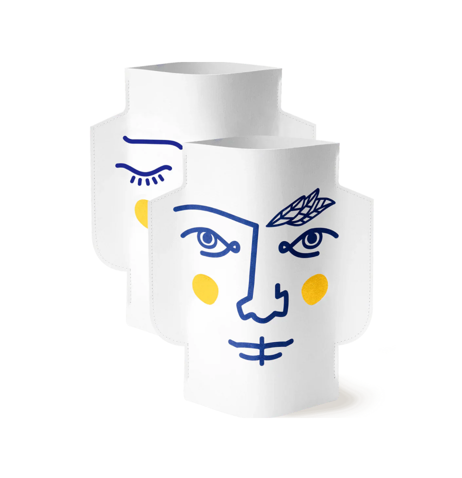Vase déco papier - Janus