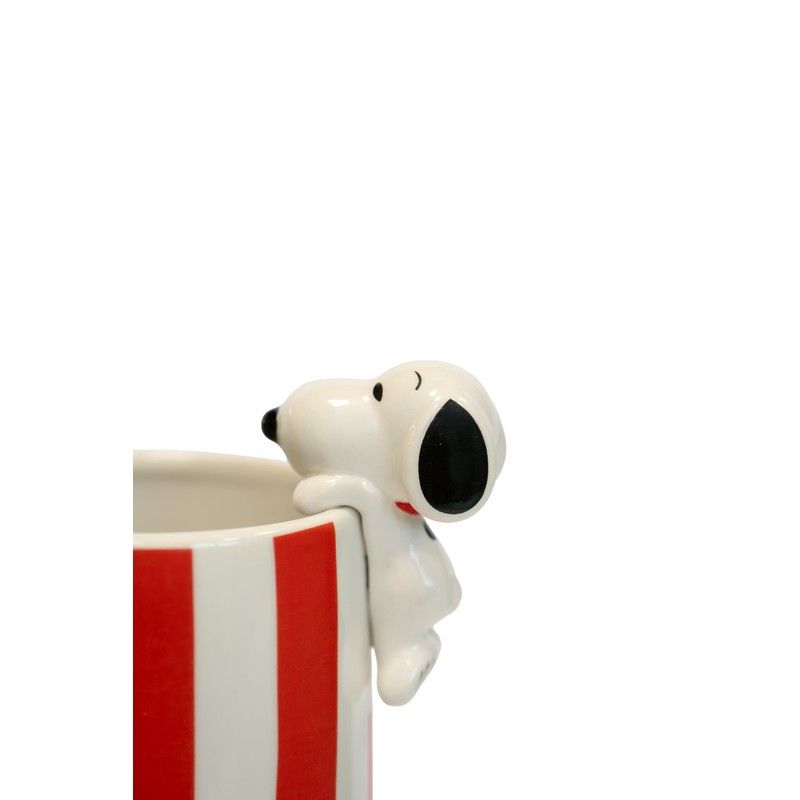 Vase Snoopy in Bloom - rouge