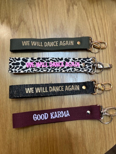 Porte-clés sangle - We will dance again new design