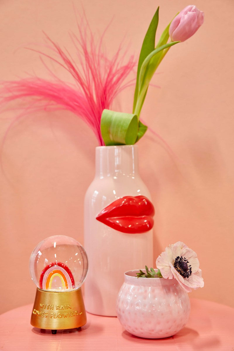 Vase bouche L et Rouge - Lipstick