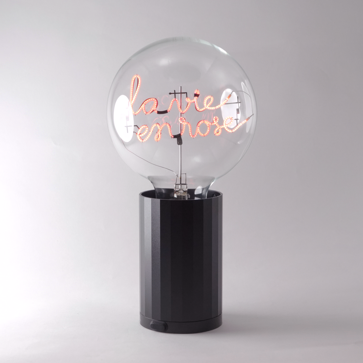Ampoule La vie en rose pour socle portable sans fil