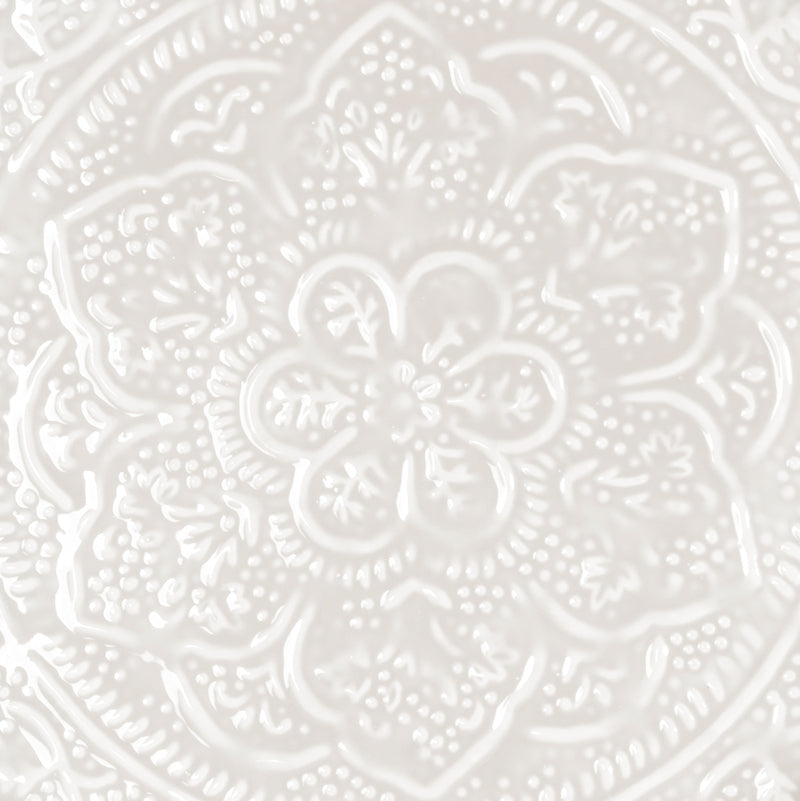 Plateau Berbère Ø 35 cm - blanc