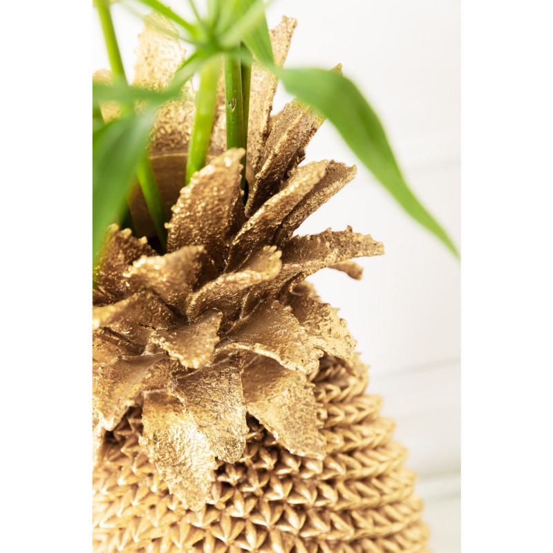 Vase Ananas h.50 cm doré